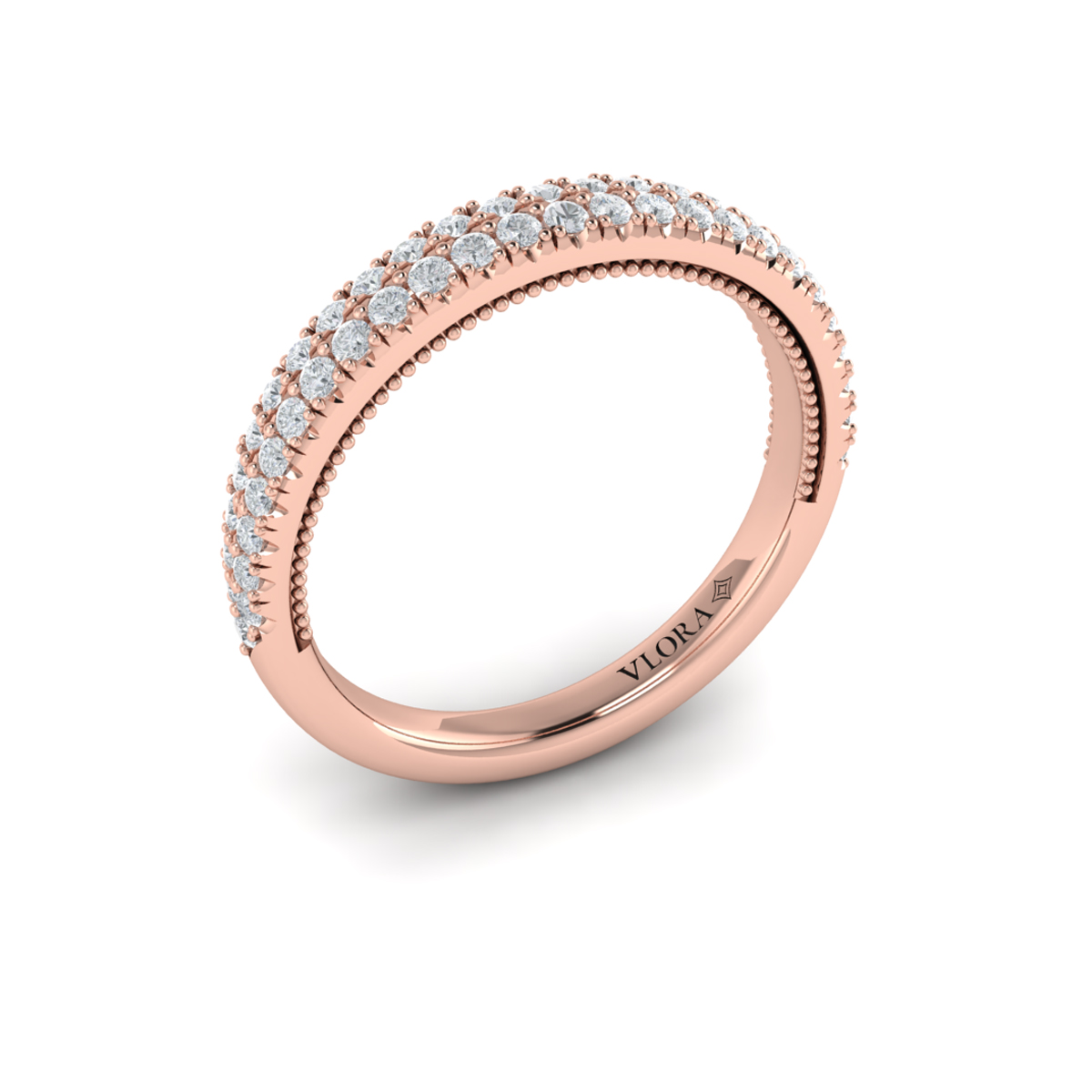 Matching Band for Regal Halo Oval Engagement Ring