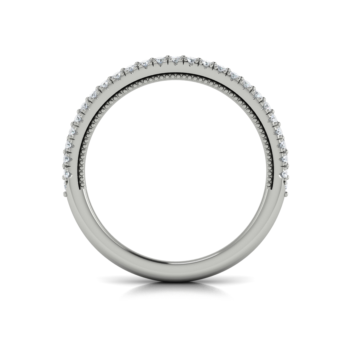 Matching Band for Regal Halo Oval Engagement Ring