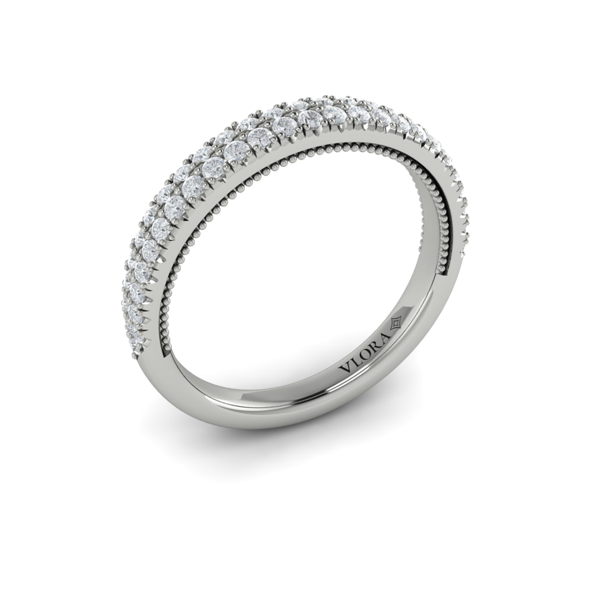 Matching Band for Regal Halo Oval Engagement Ring
