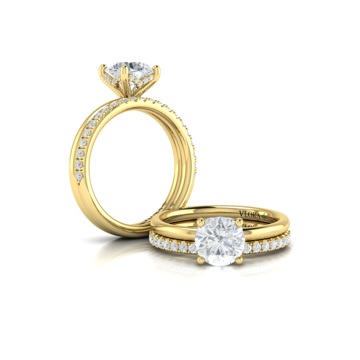 Matching Band for Classic Solitaire Engagement Ring
