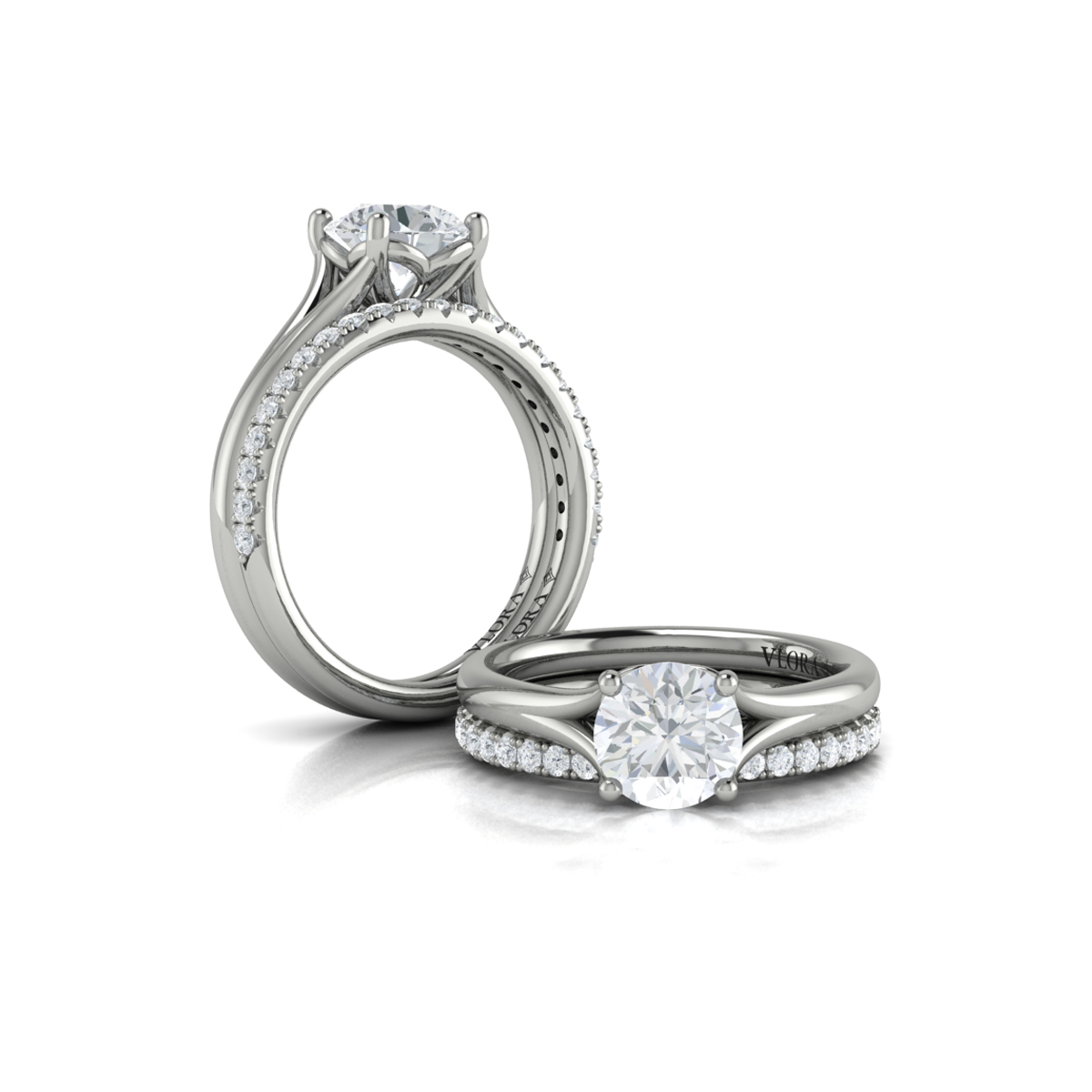 Matching Band for Classic Solitaire Engagement Ring