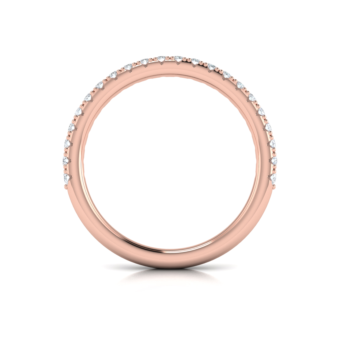 Matching Band for Luminous Oval Engagement Ring
