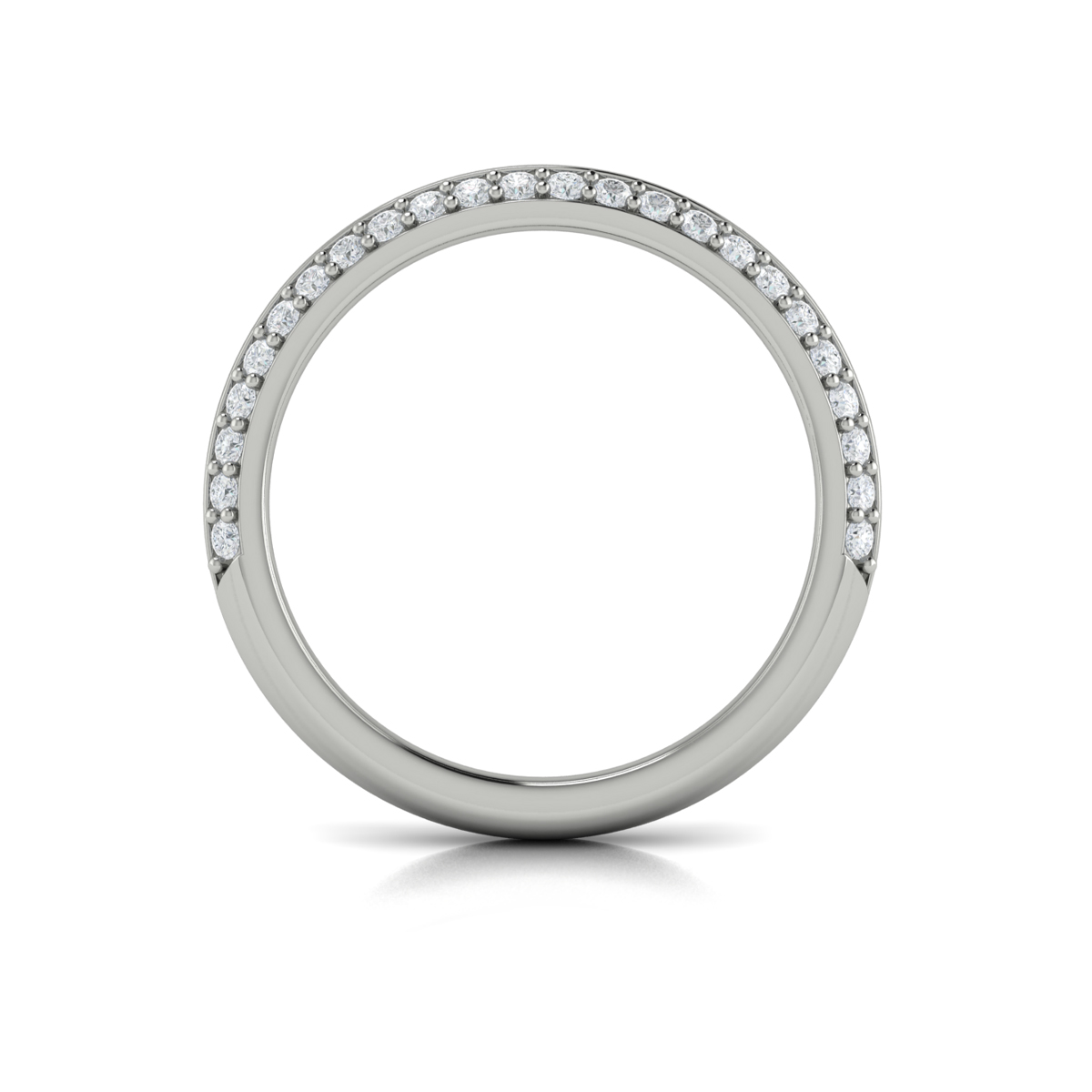 Matching Band for Harmony Hidden Halo Engagement Ring