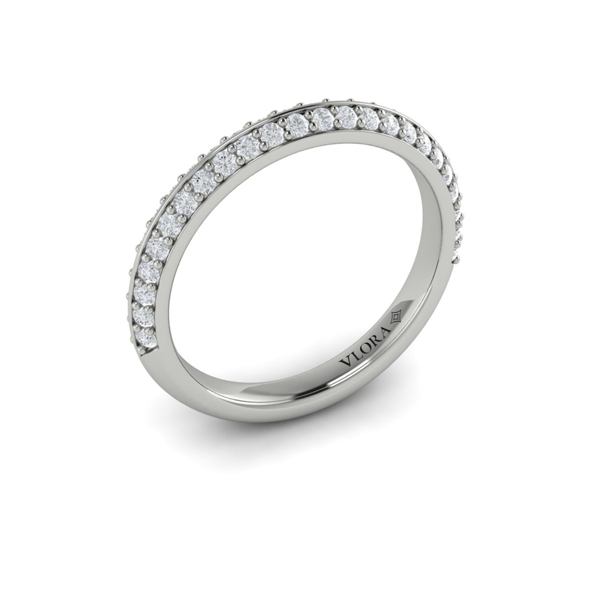 Matching Band for Harmony Hidden Halo Engagement Ring