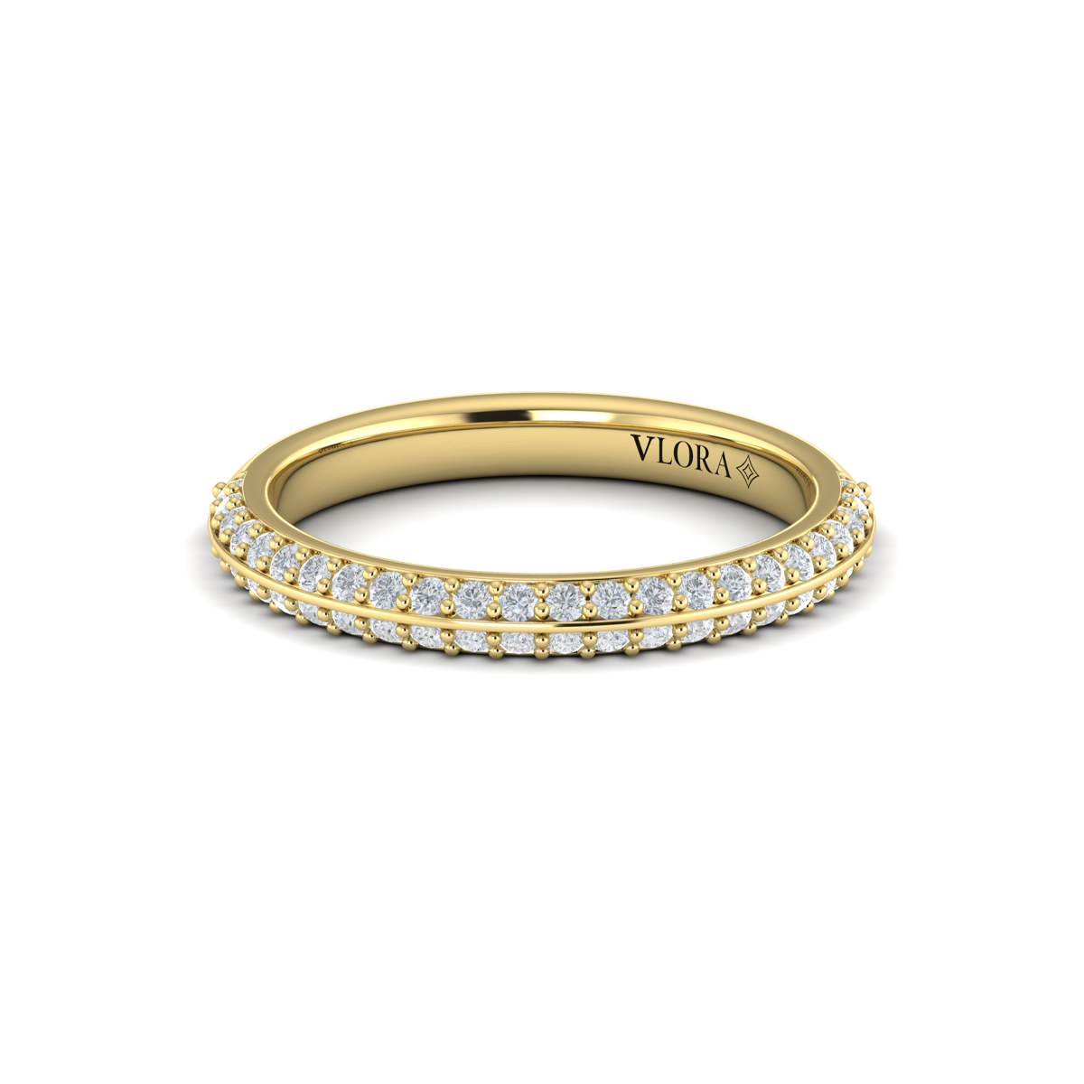 Matching Band for Harmony Hidden Halo Engagement Ring