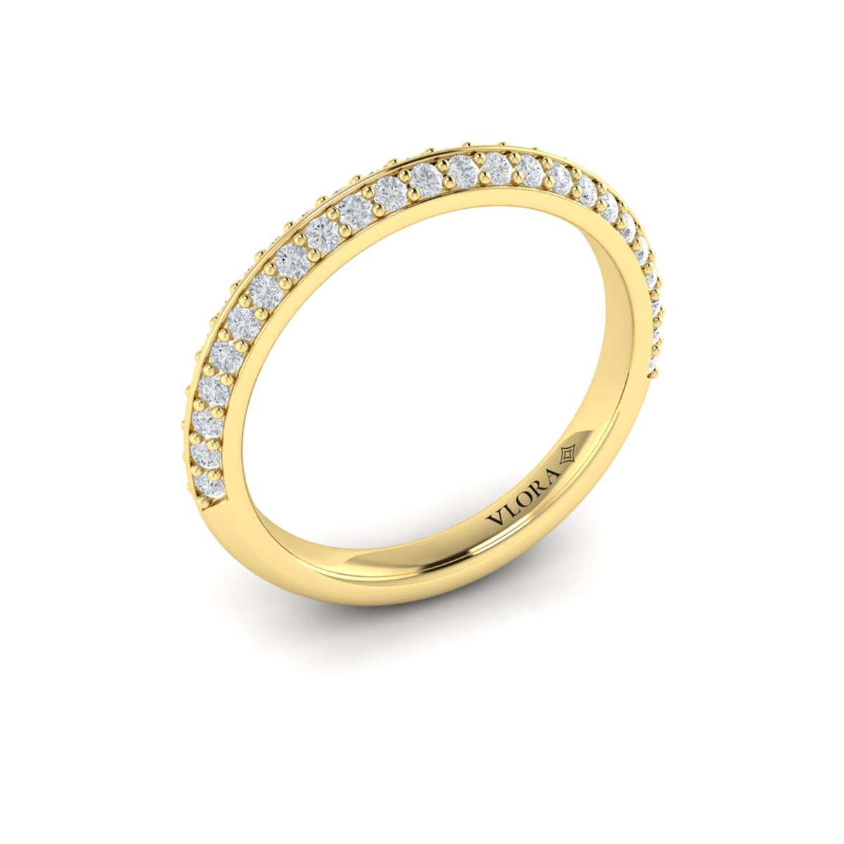 Matching Band for Harmony Hidden Halo Engagement Ring
