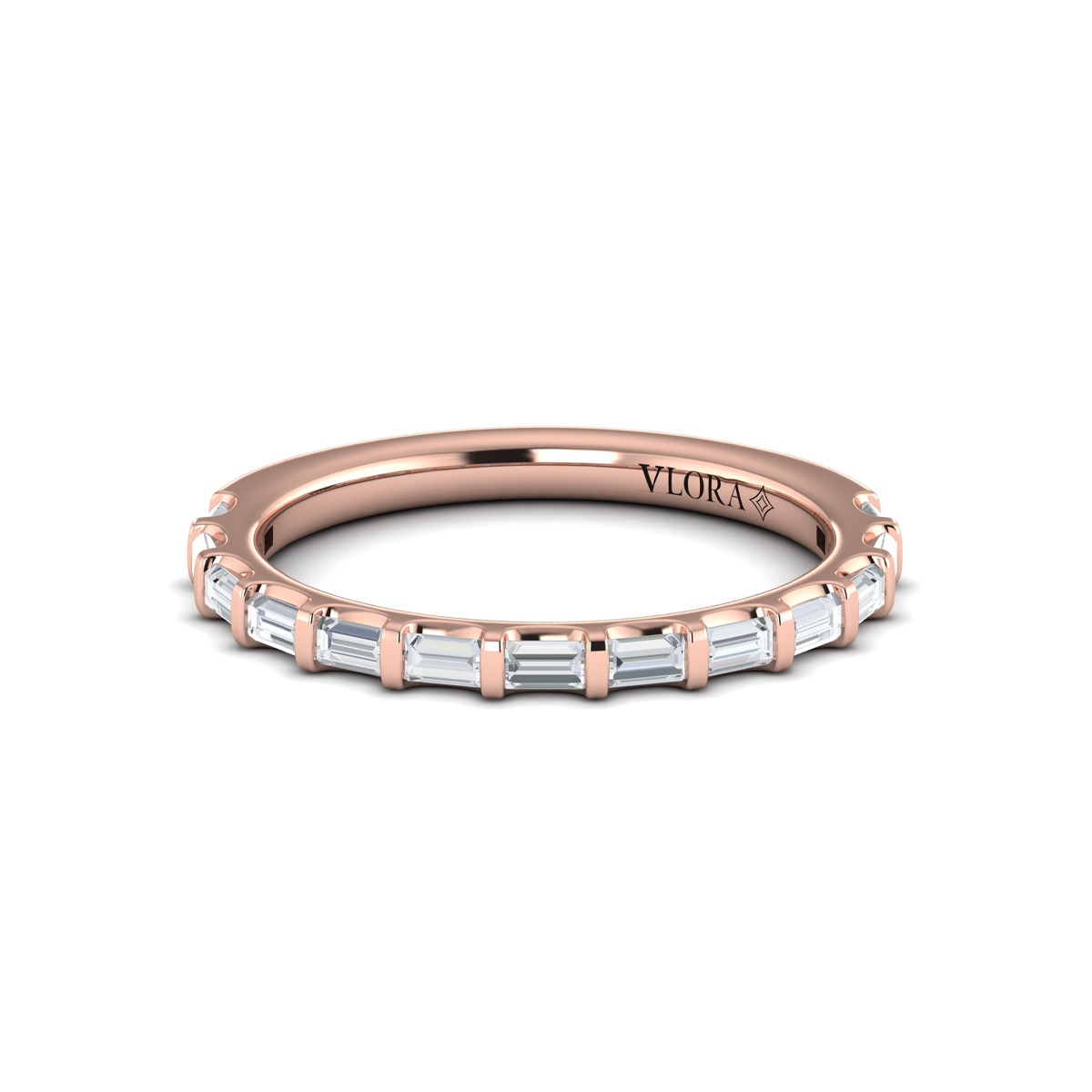 Matching Band for Shining Baguette Band Engagement Ring