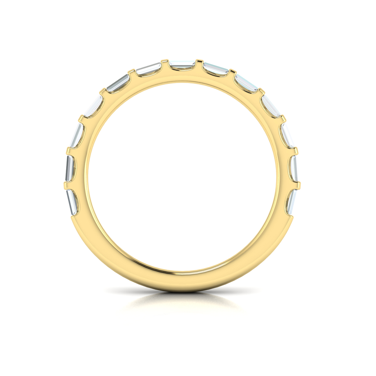 Matching Band for Shining Baguette Band Engagement Ring