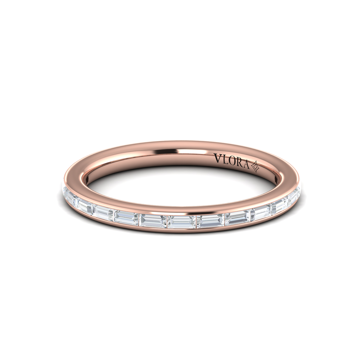 Matching Band for Brilliant Waterfall Engagement Ring