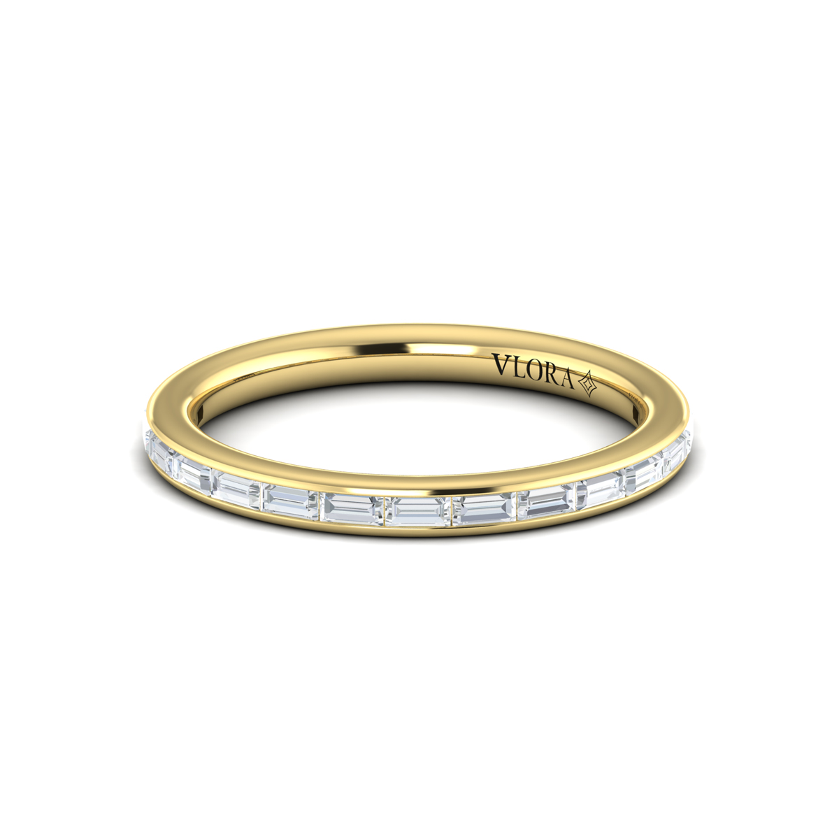 Matching Band for Brilliant Waterfall Engagement Ring