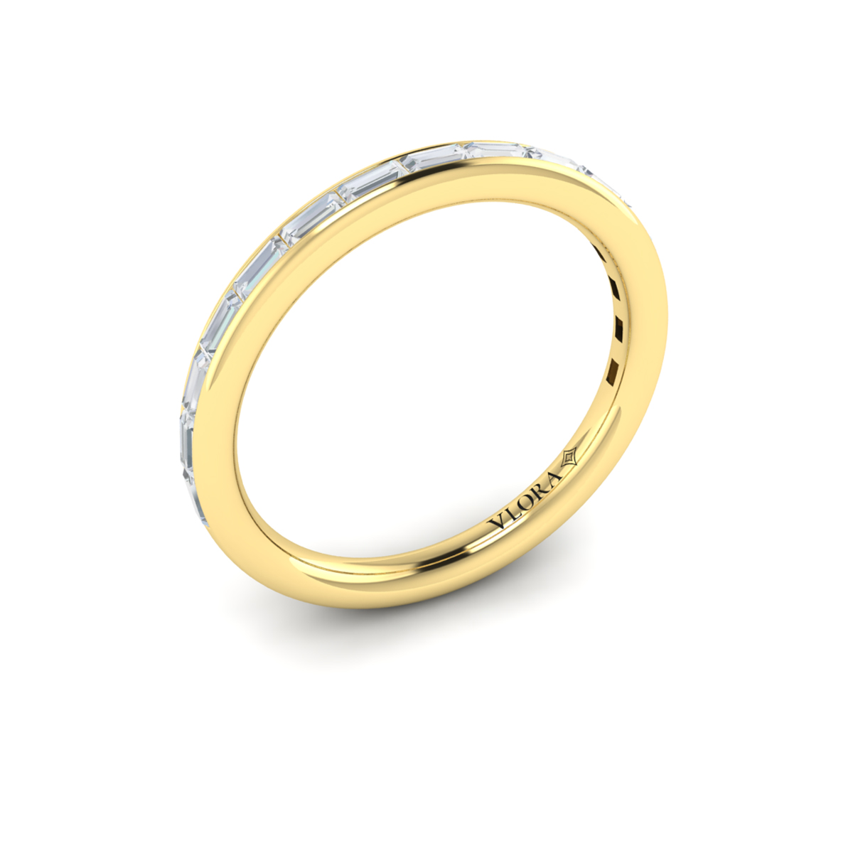 Matching Band for Brilliant Waterfall Engagement Ring