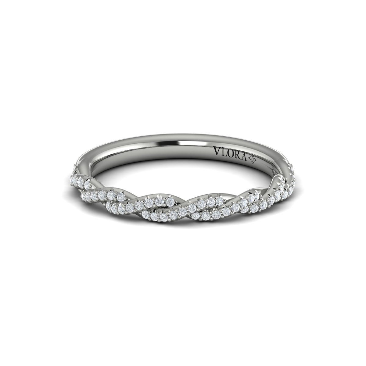 Matching Band for Entwined Engagement Ring