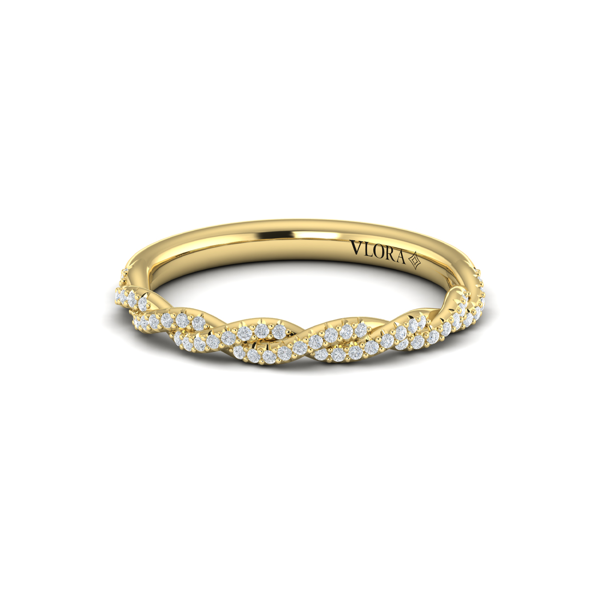 Matching Band for Entwined Engagement Ring