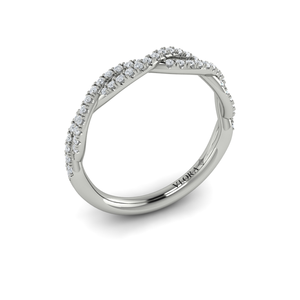 Matching Band for Woven Strands Engagement Ring