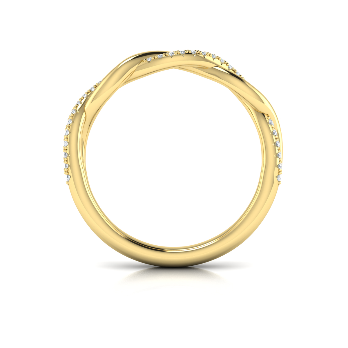 Matching Band for Harmony Oval Diamond Engagement Ring
