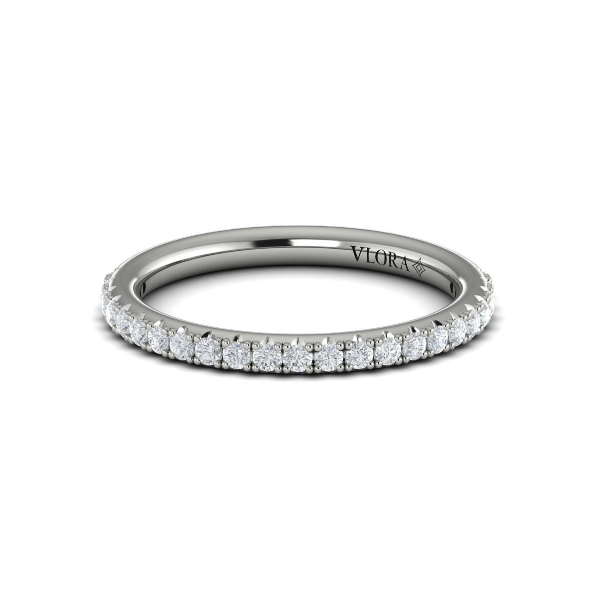 Matching Band for Opulent Oval Halo Engagement Ring