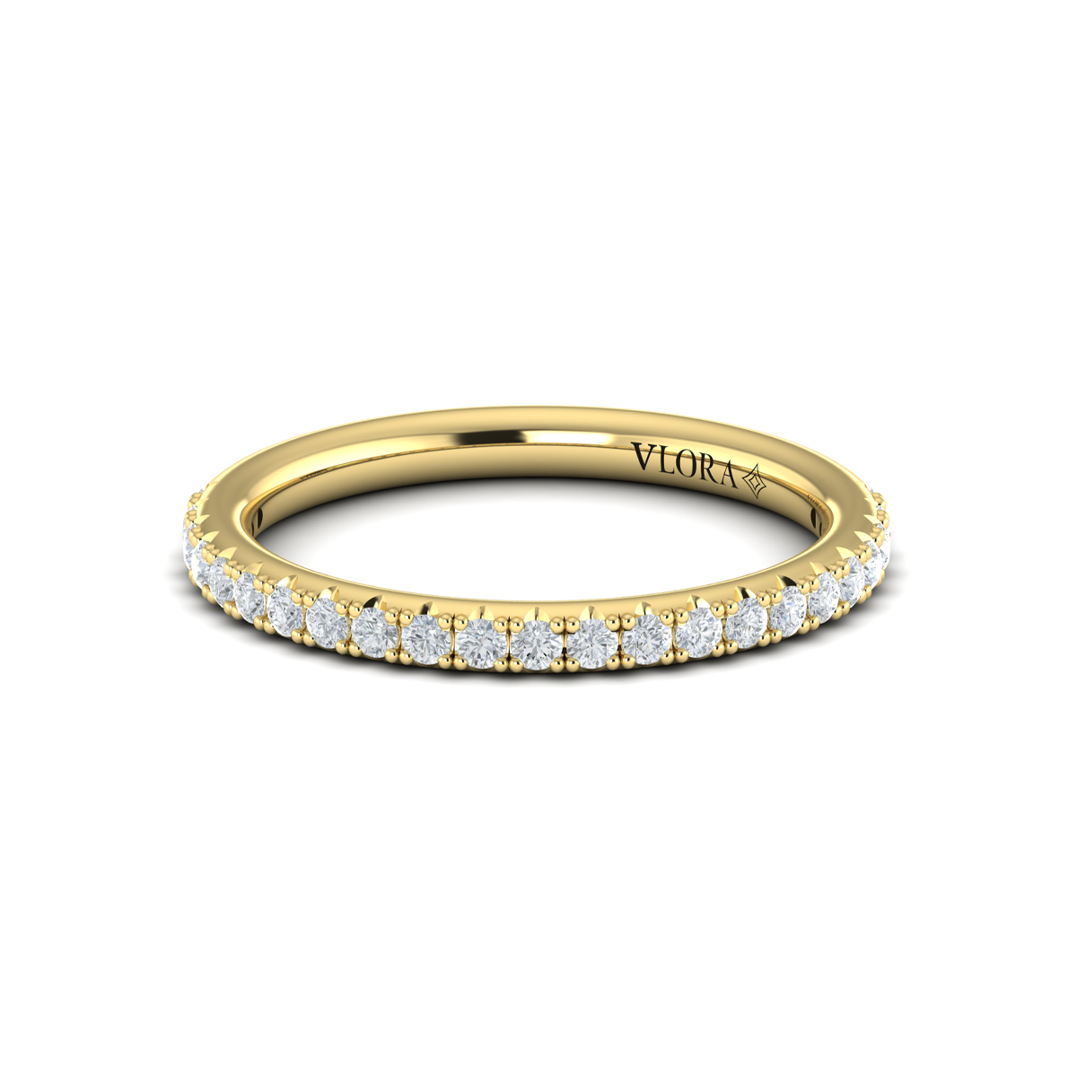 Matching Band for Opulent Oval Halo Engagement Ring