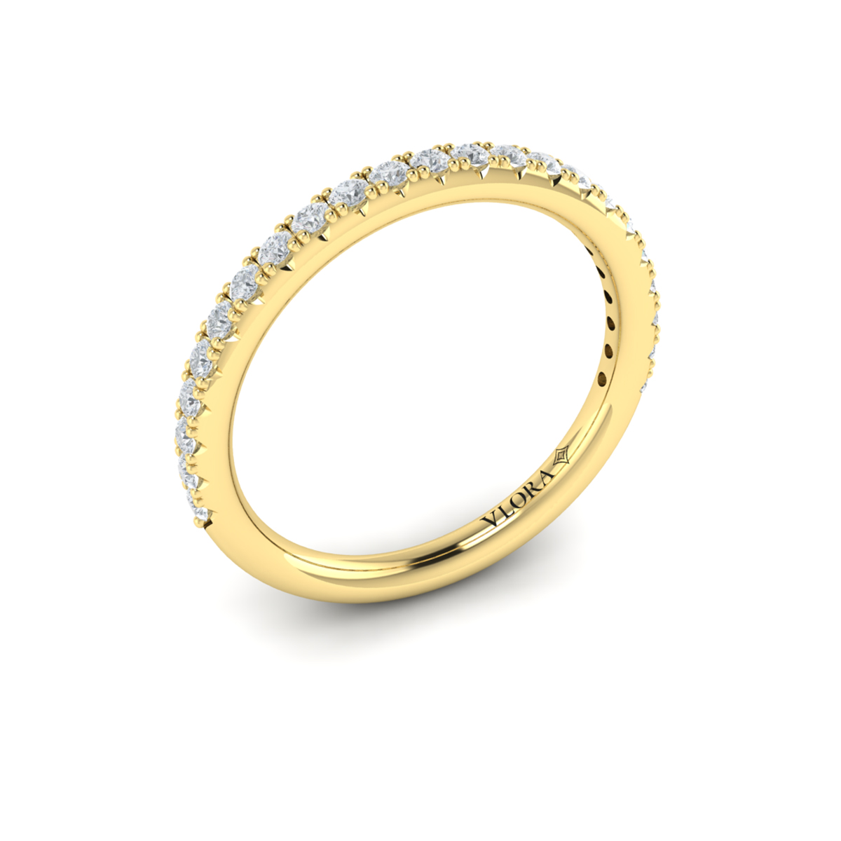 Matching Band for Opulent Oval Halo Engagement Ring