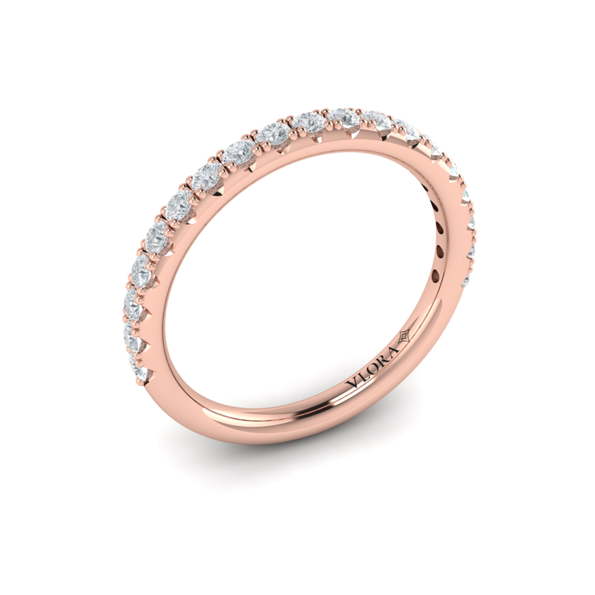 Matching Band for Intricate Halo Engagement Ring