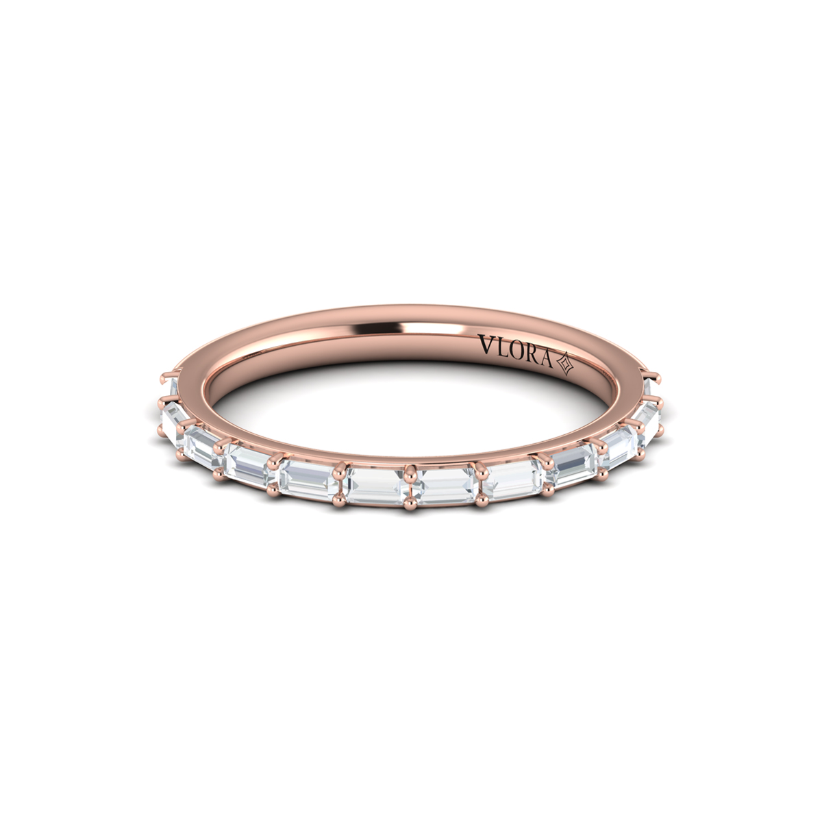 Matching Band for Grand Cathedral Round Diamond Engagement Ring