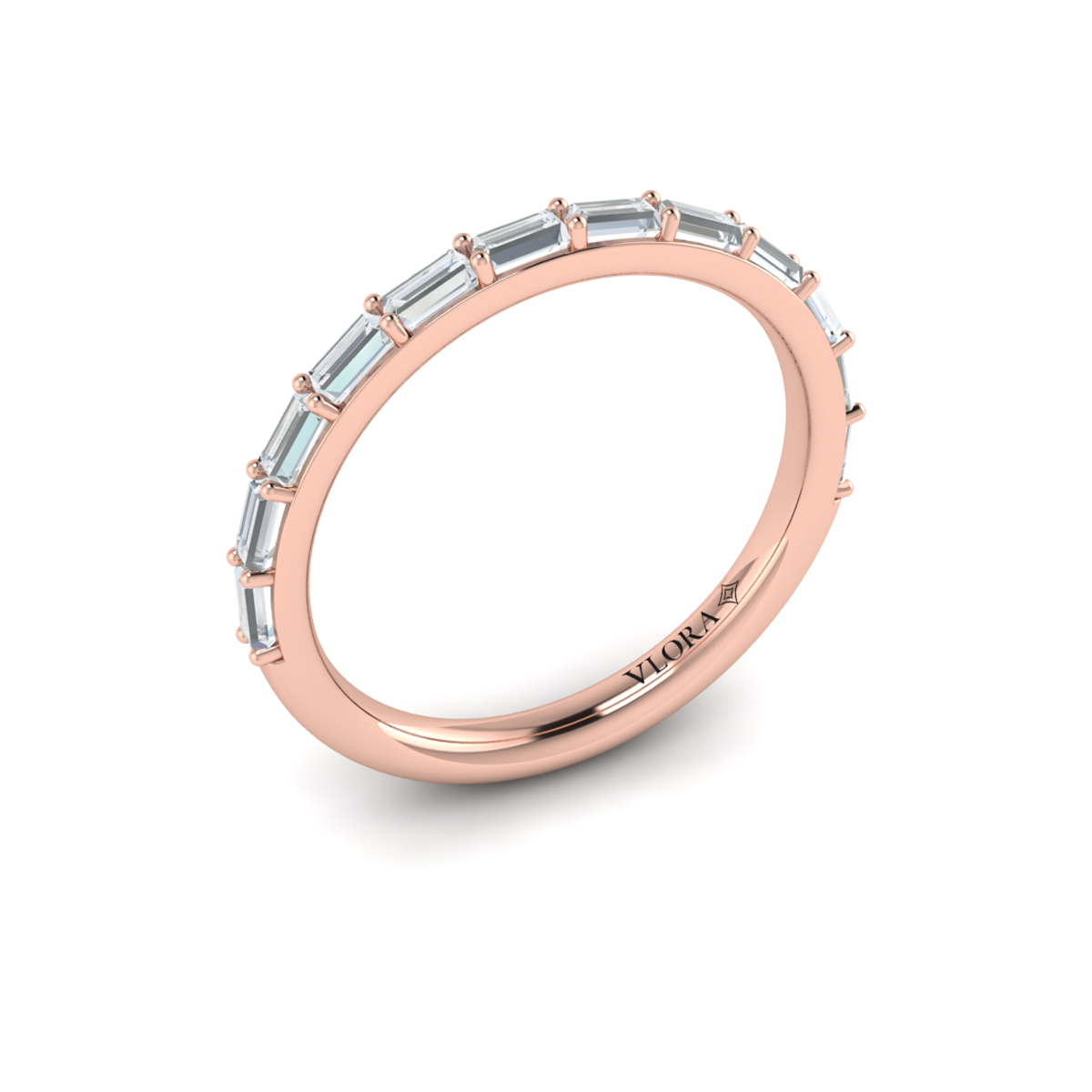 Matching Band for Grand Cathedral Round Diamond Engagement Ring