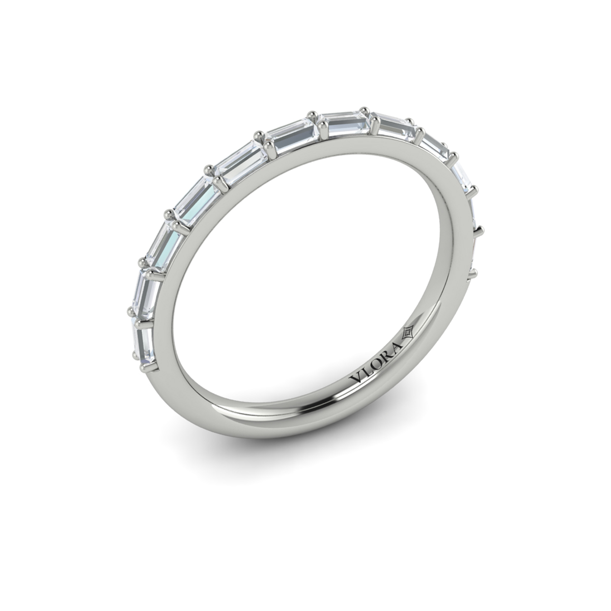 Matching Band for Grand Cathedral Round Diamond Engagement Ring