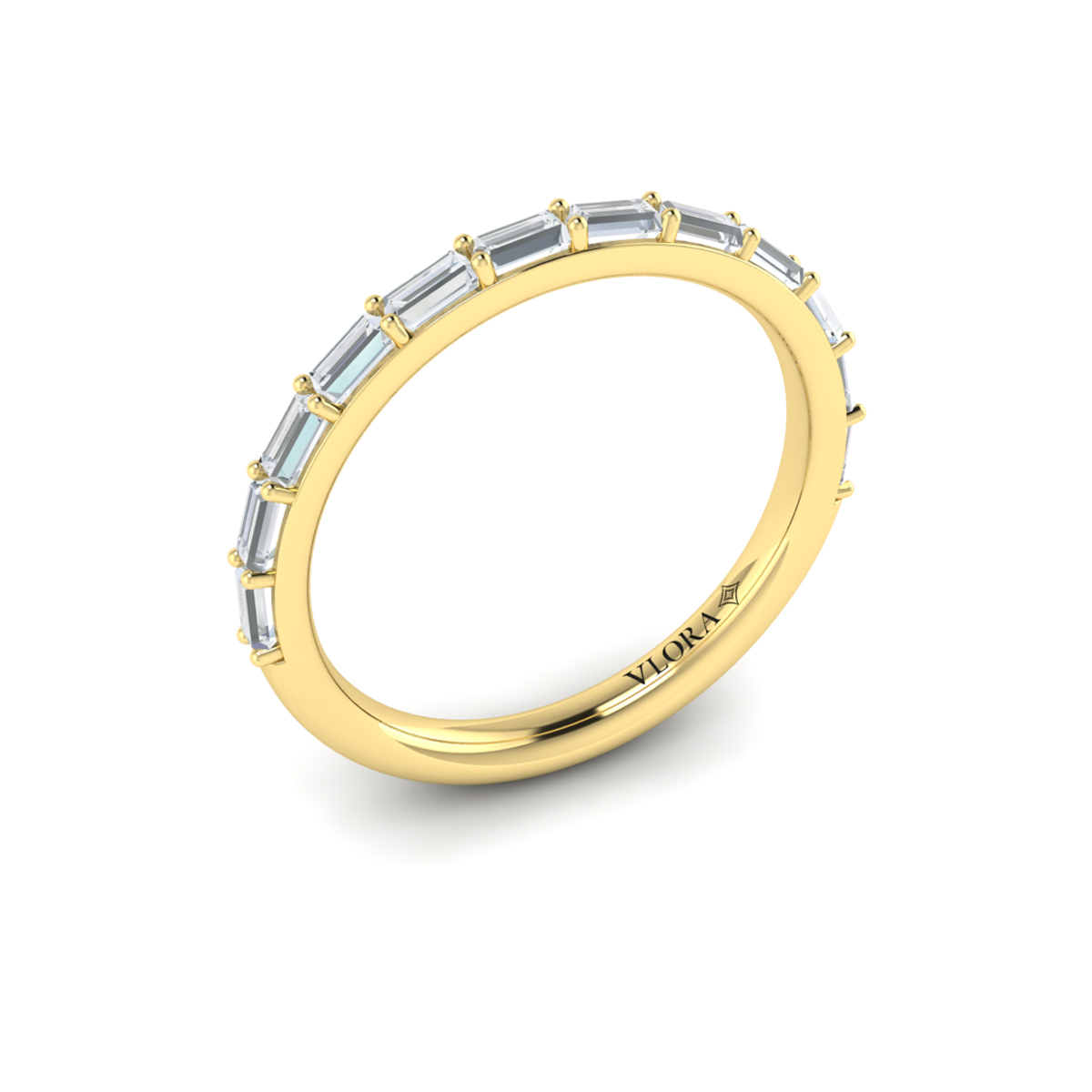 Matching Band for Grand Cathedral Round Diamond Engagement Ring