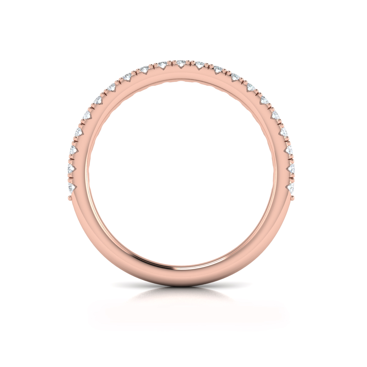 Matching Band for Horizon Halo Oval Engagement Ring