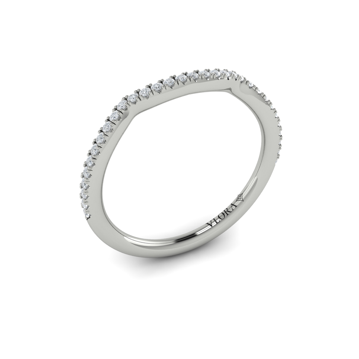 Entwined Halo Matching Wedding Band