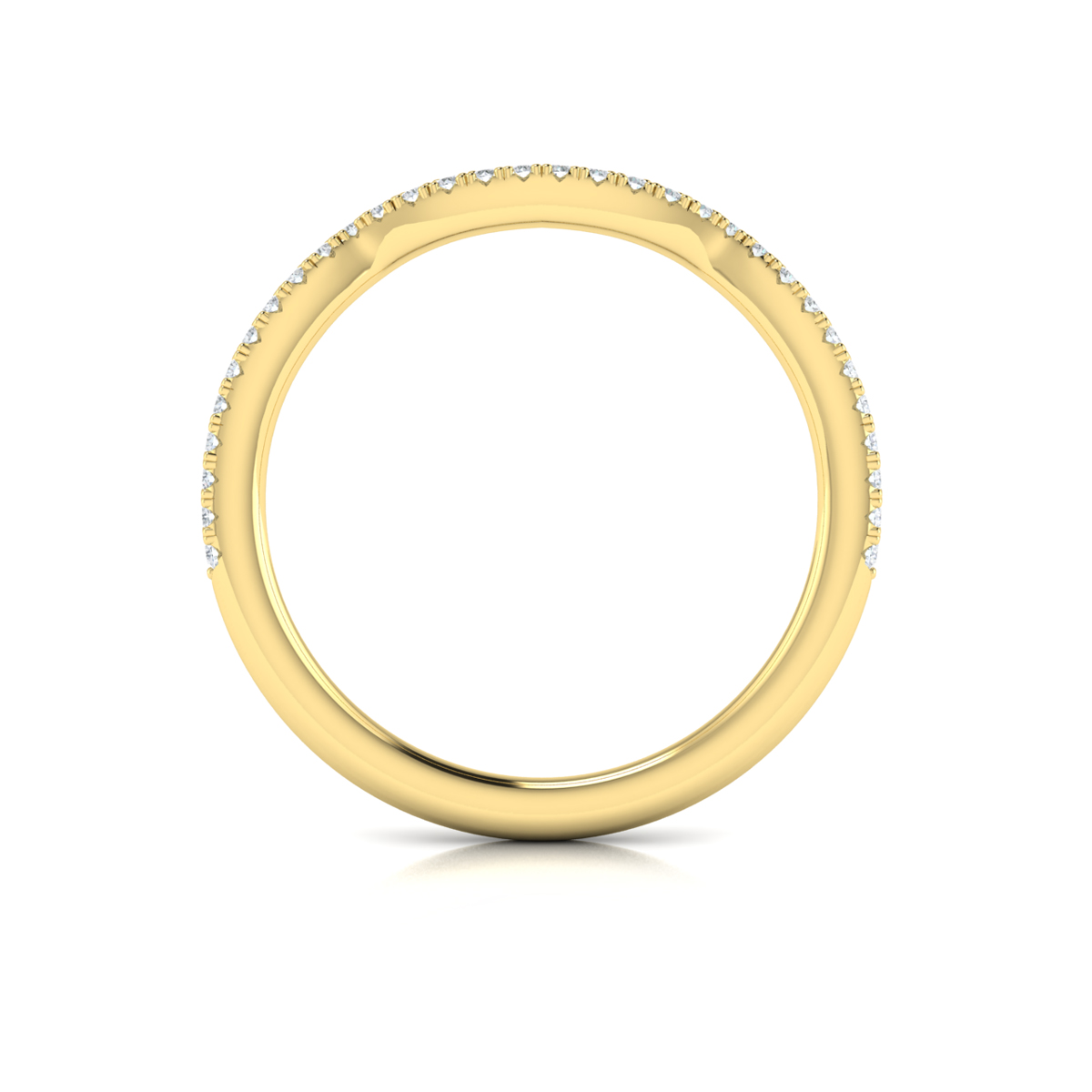 Entwined Halo Matching Wedding Band