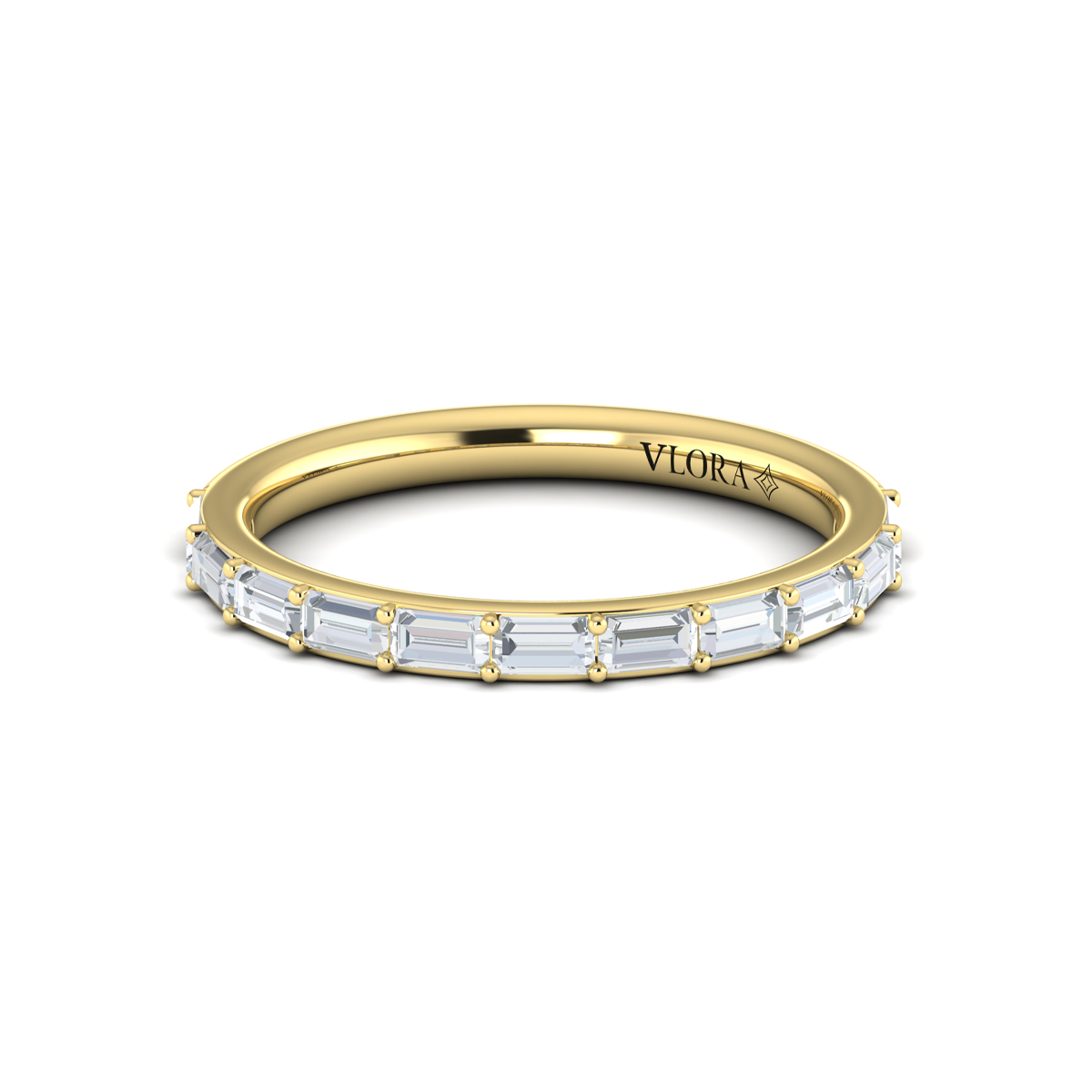 Matching Band for Serenity Oval Hidden Halo Engagement Ring