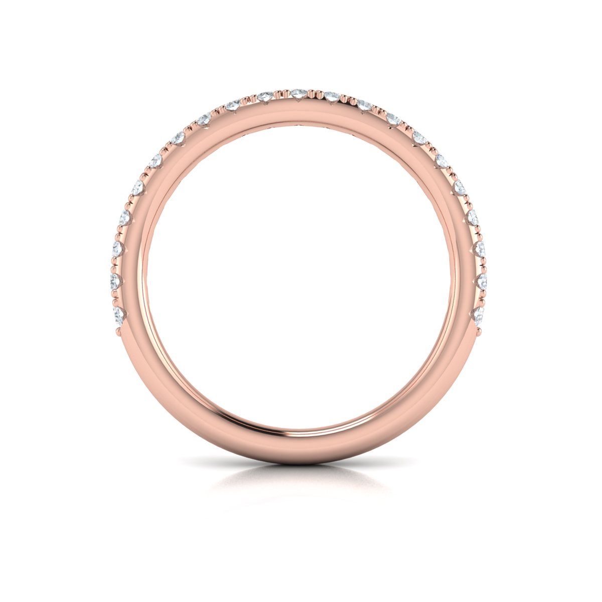 Matching Band for Euro Halo Round Engagement Ring