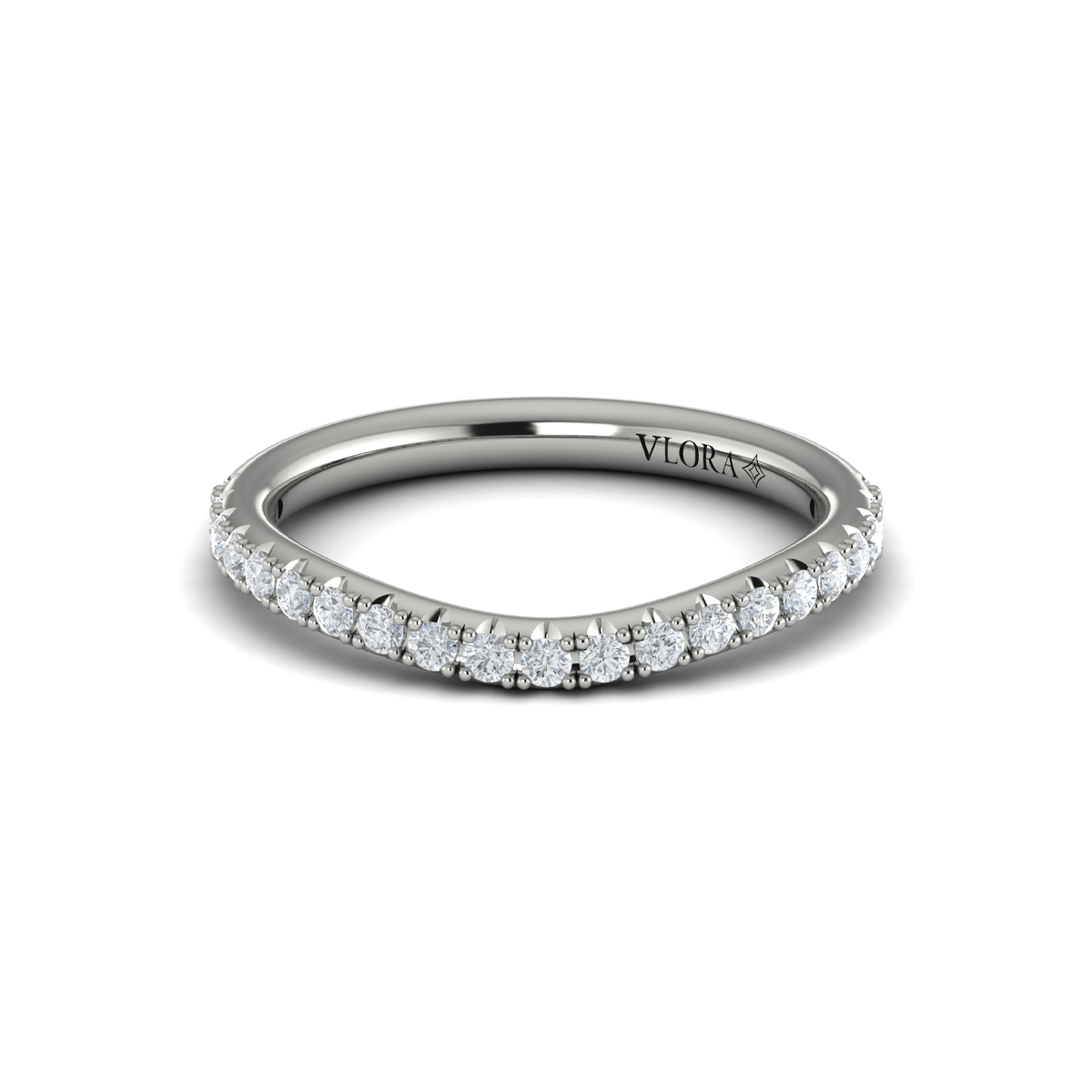 Matching Band for Euro Halo Round Engagement Ring