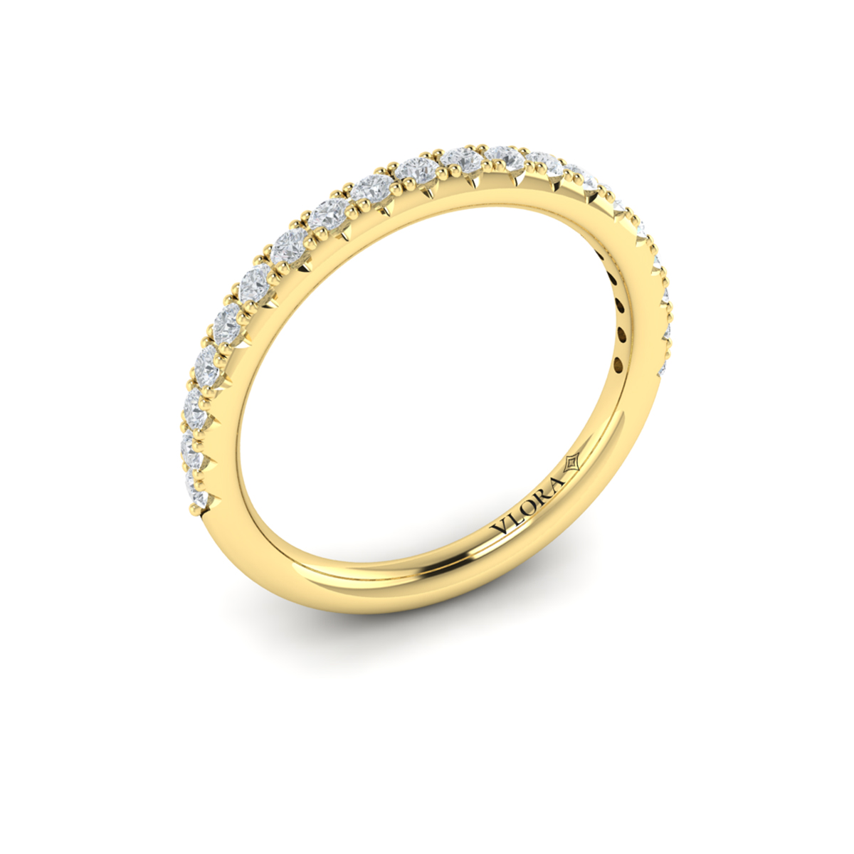 Matching Band for Splendid Cathedral Split Shank Oval Engagement Ring