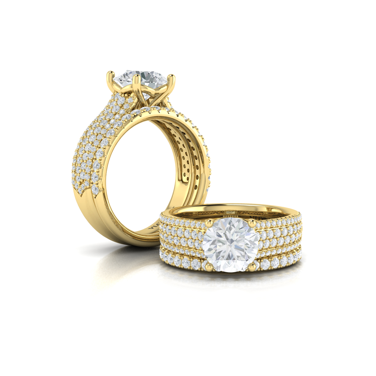 Matching Band for Majestic Statement Engagement Ring