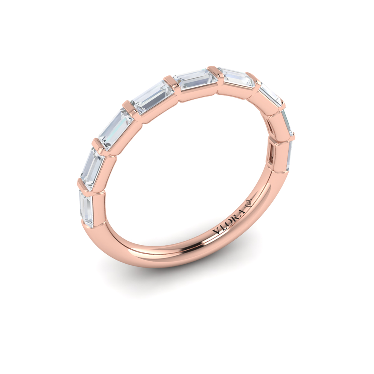 Matching Band for Intricate Oval Engagement Ring