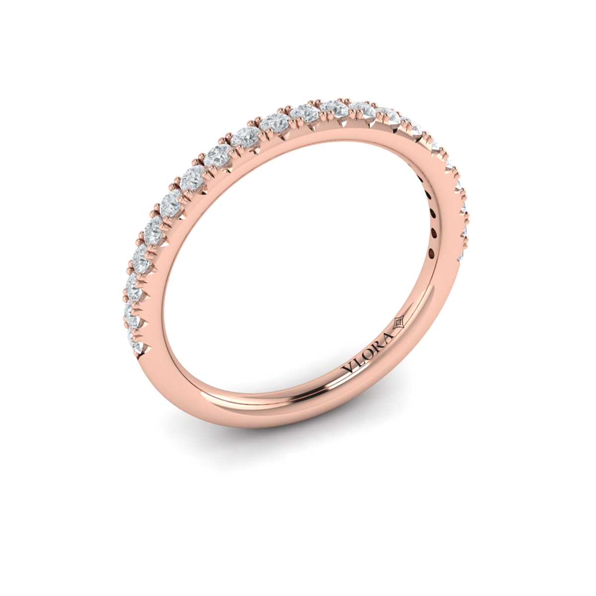 Matching Band for Quintet Oval Engagement Ring