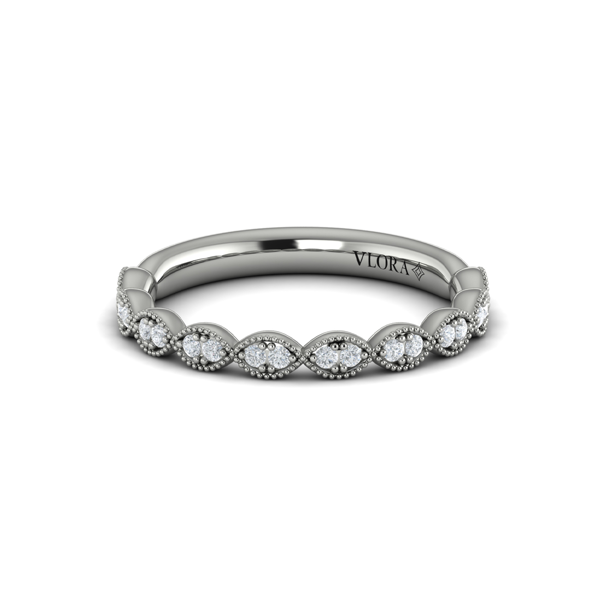 Matching Band for Unity Oval Engagement Ring