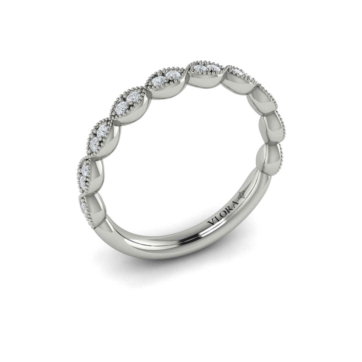 Matching Band for Unity Oval Engagement Ring