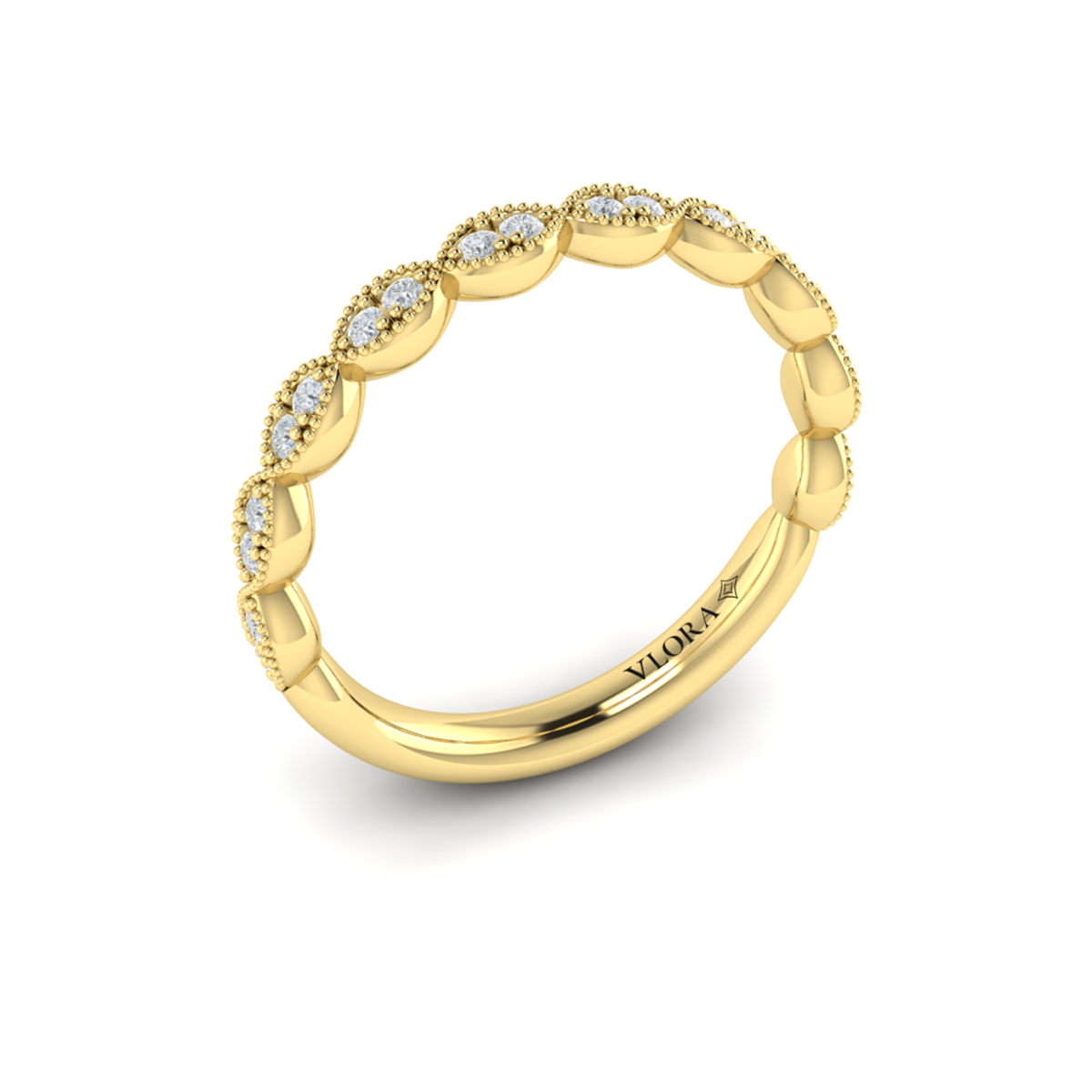 Matching Band for Unity Oval Engagement Ring