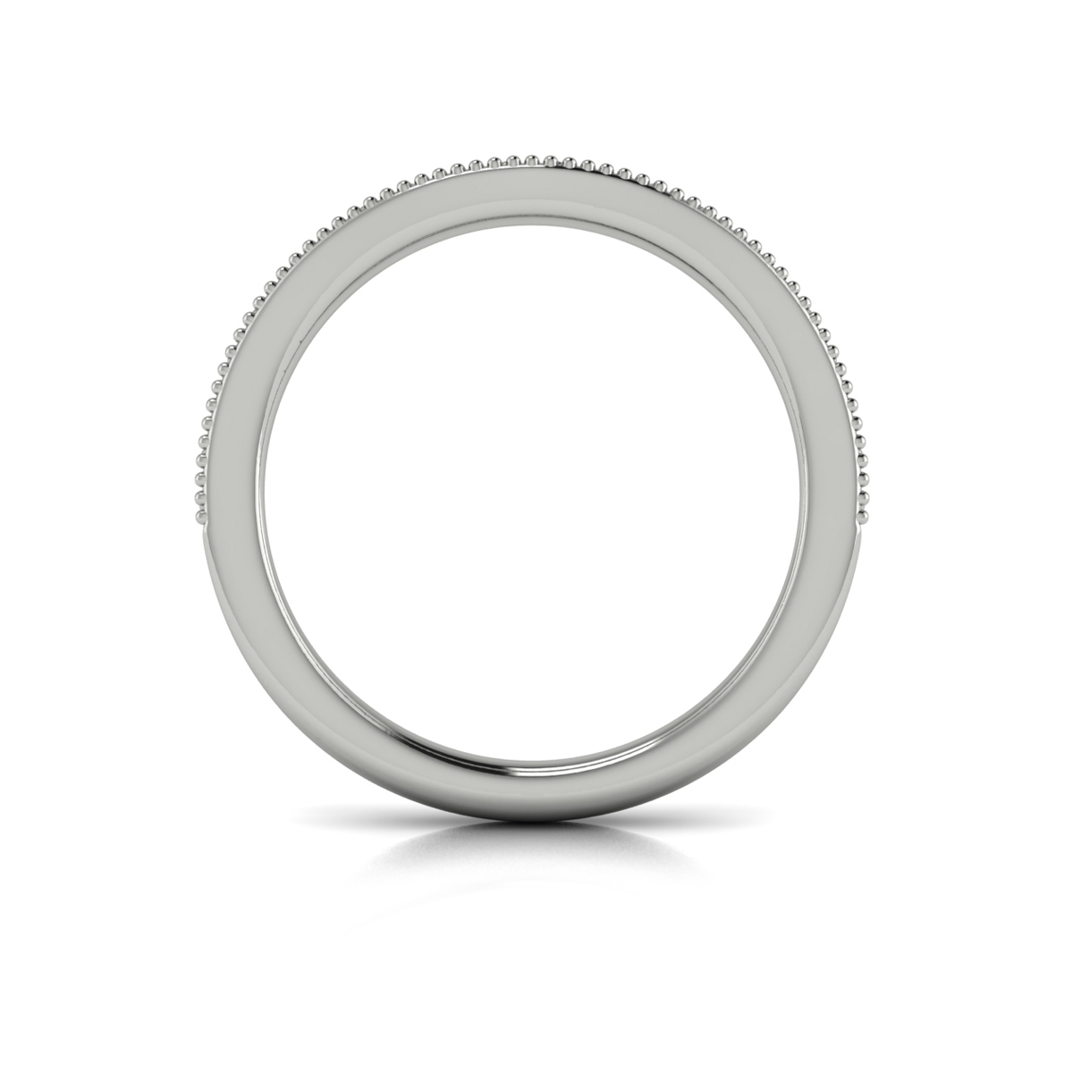 Matching Band for Intricate Hidden Halo Engagement Ring