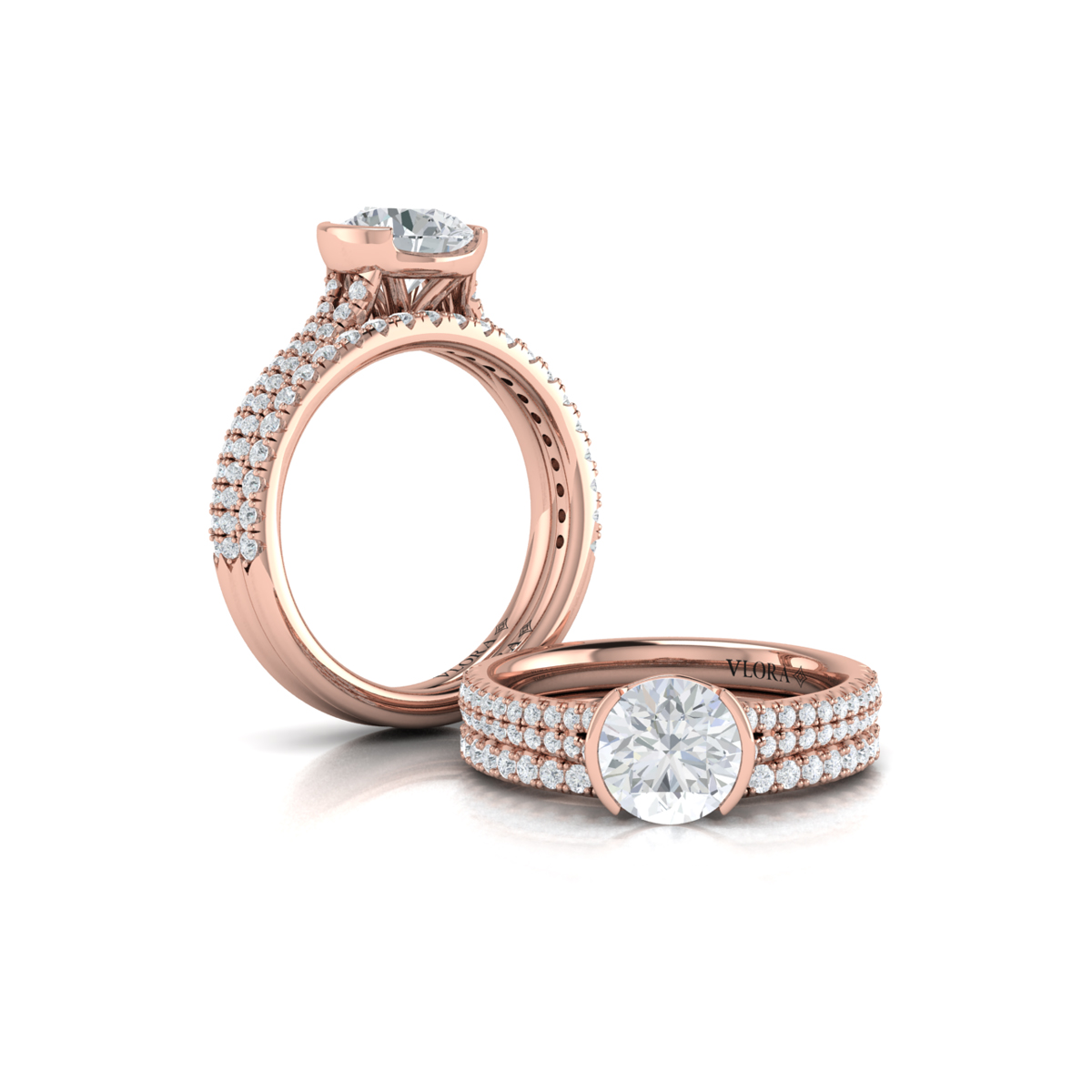 Matching Band for Classic Clutch Engagement Ring
