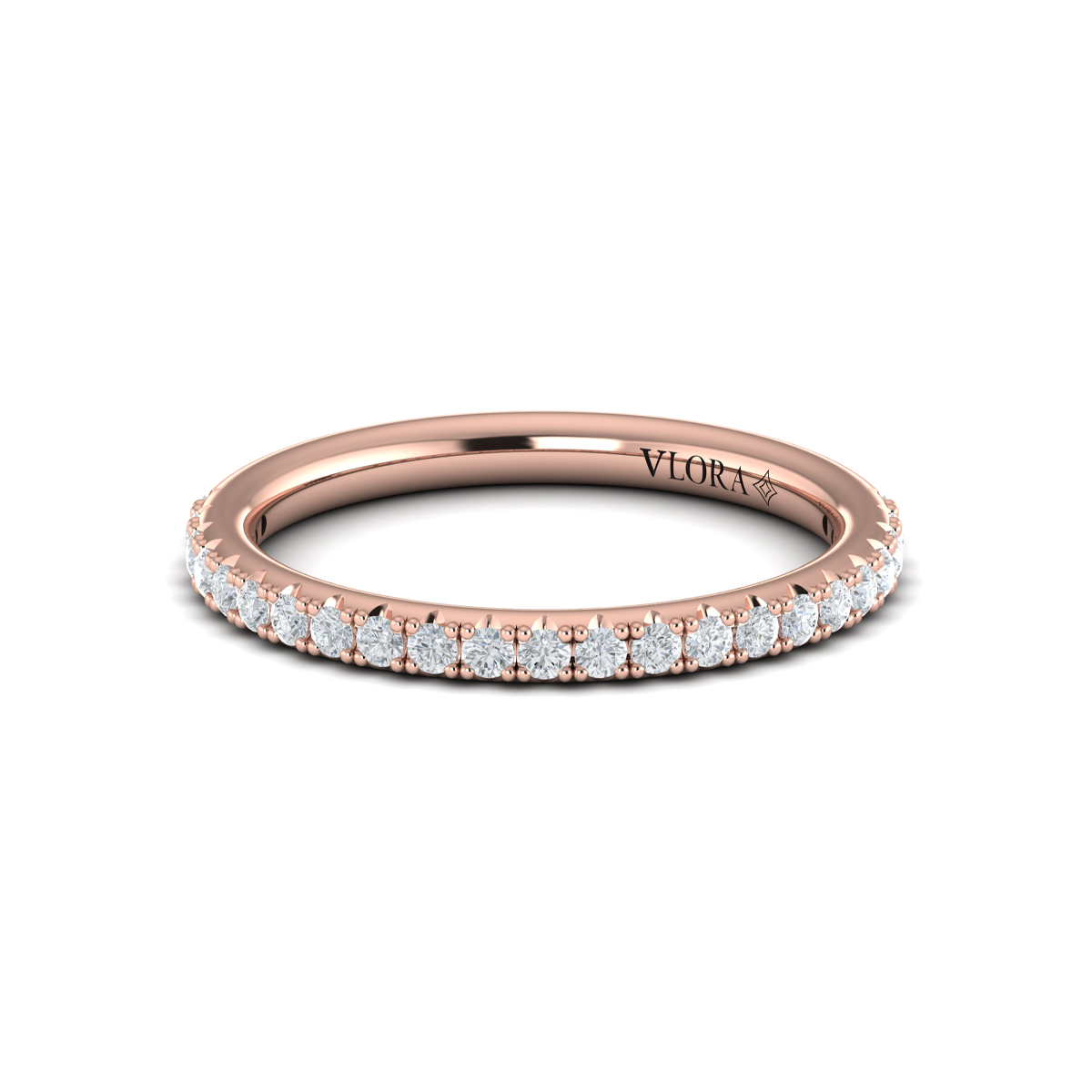 Matching Band for Streamlined Oval Bezel Engagement Ring
