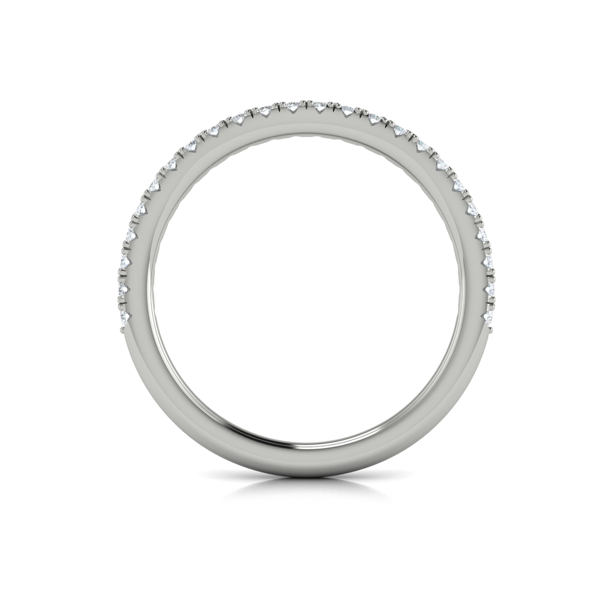 Matching Band for Horizon Oval Bezel Engagement Ring