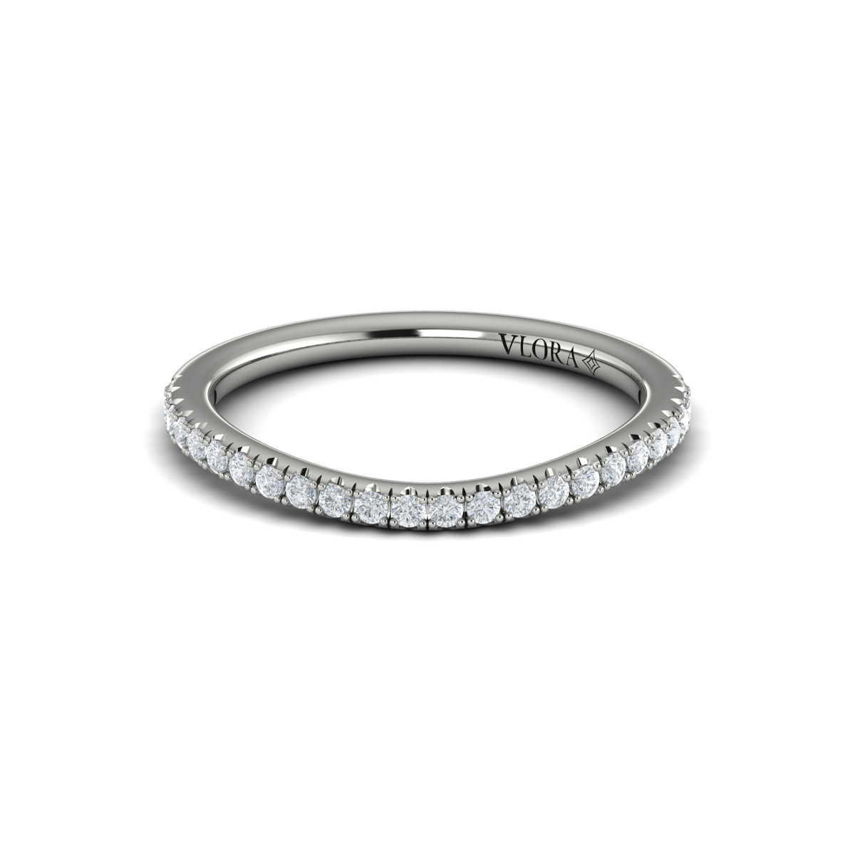 Matching Band for Reflection Engagement Ring