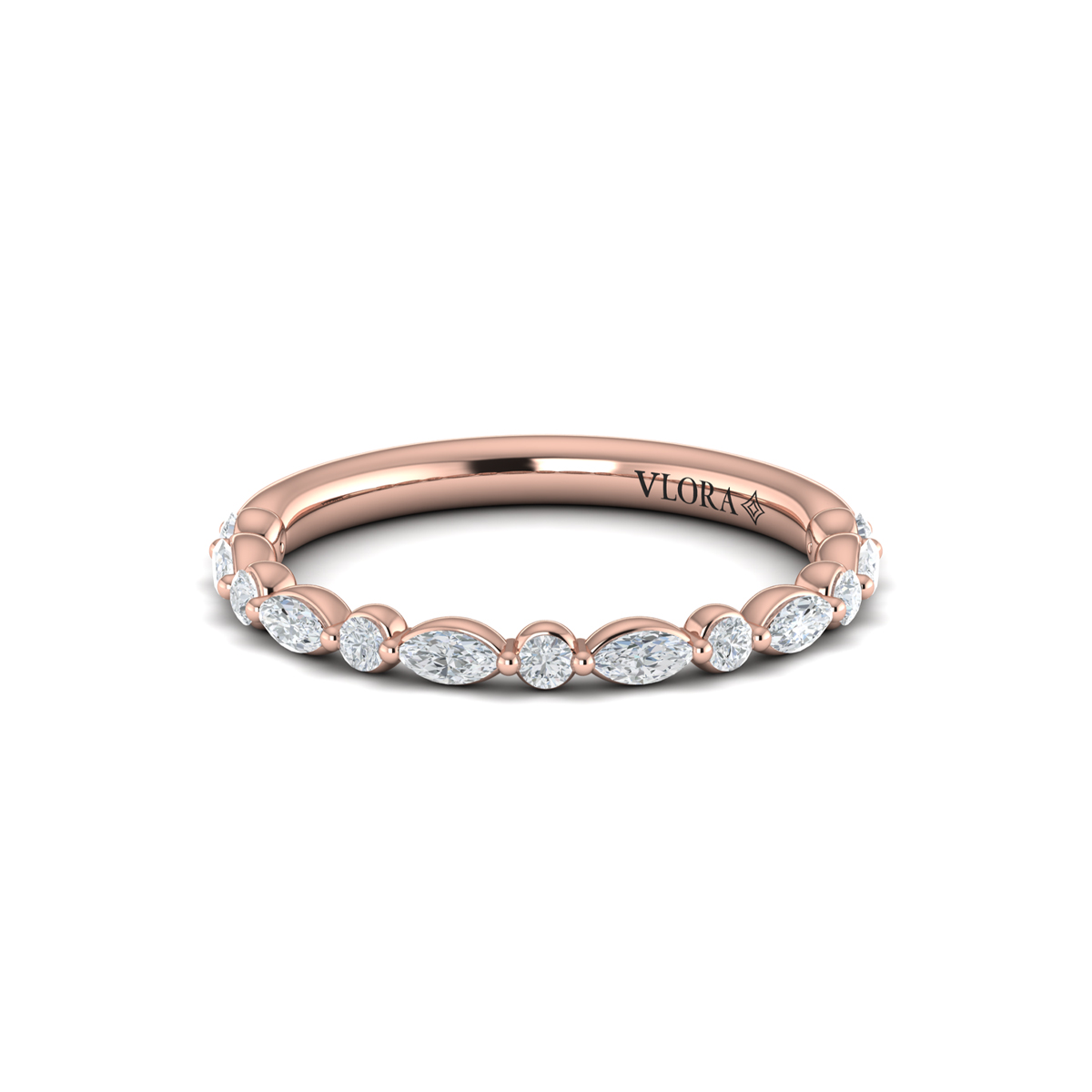 Matching Band for Harmony Engagement Ring