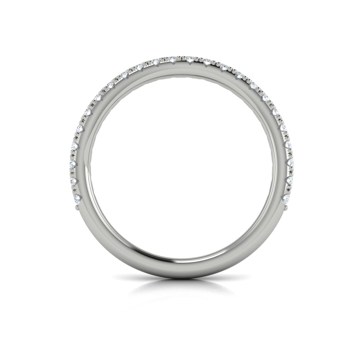 Matching Band for Flora Hidden Halo Engagement Ring