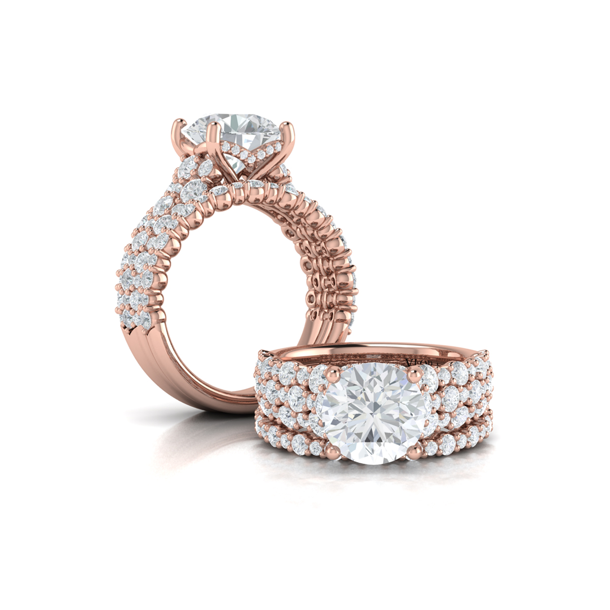 Matching Band for Mosaic Engagement Ring