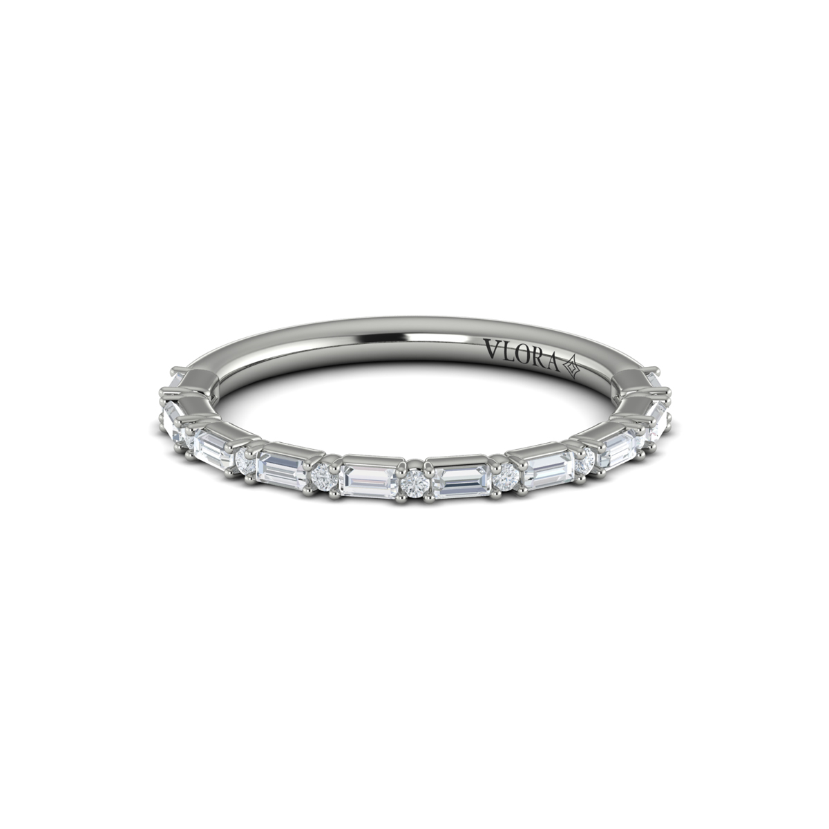 Matching Band for Opulent Oval Engagement Ring