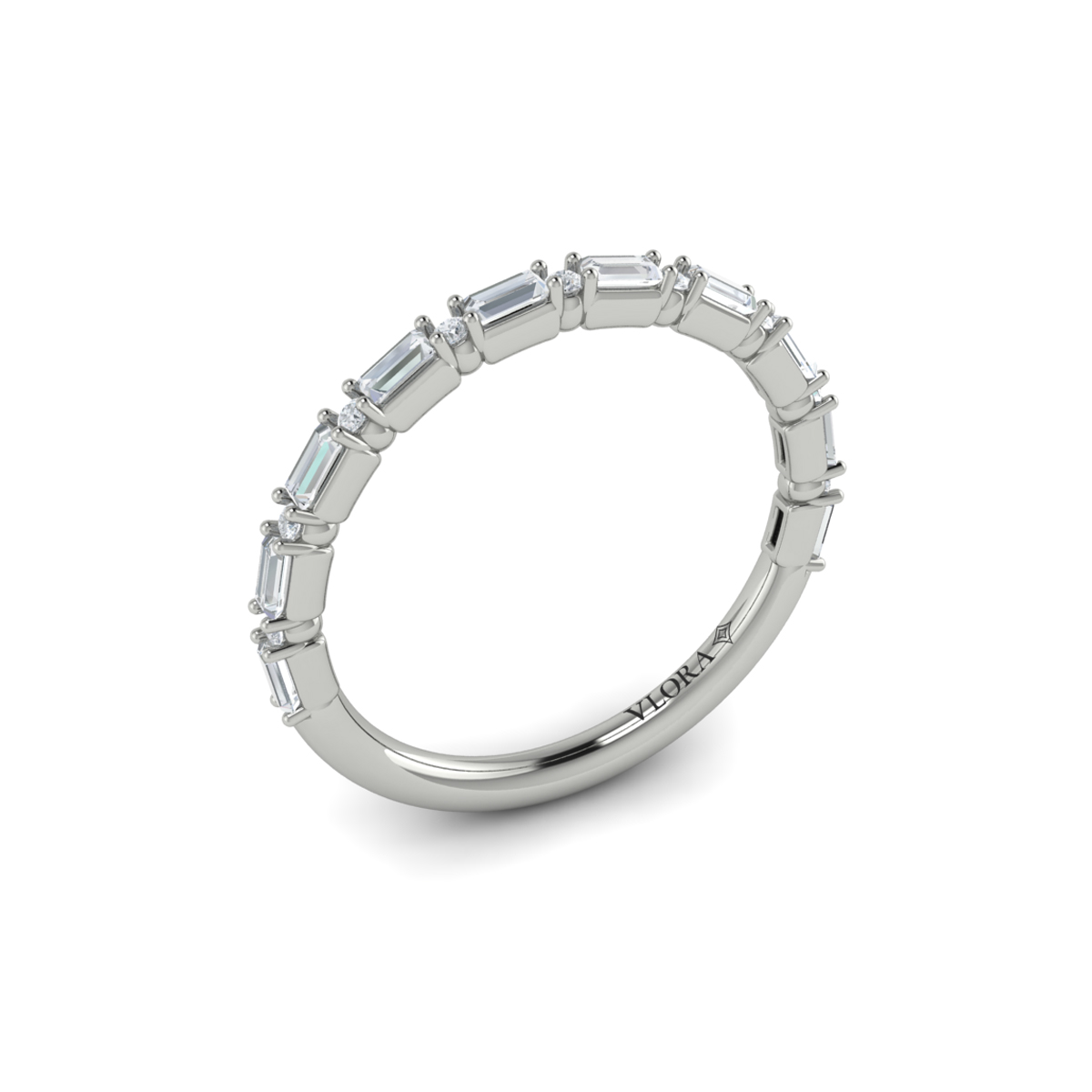 Matching Band for Opulent Oval Engagement Ring